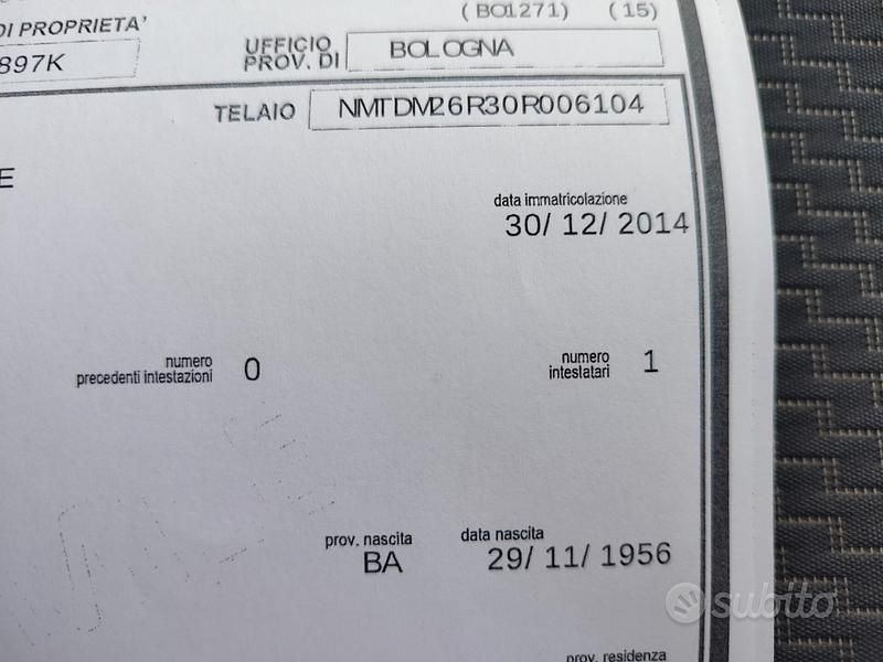 Usata Toyota Verso 112 CV (82 kW) 2015 Grigio Monovolume