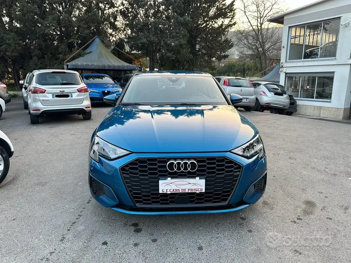 Usata Audi A3 Advanced 116 CV (85 kW) 2022 Bluazzurro Berlina