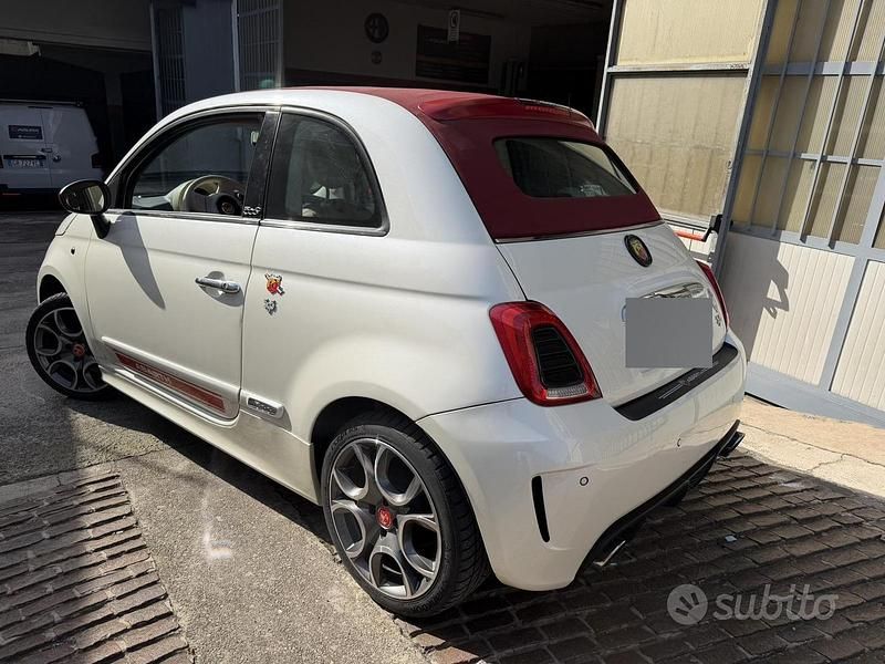 Usata Fiat 500C Abarth 69 CV (50 kW) 2010 Bianco Cabrio