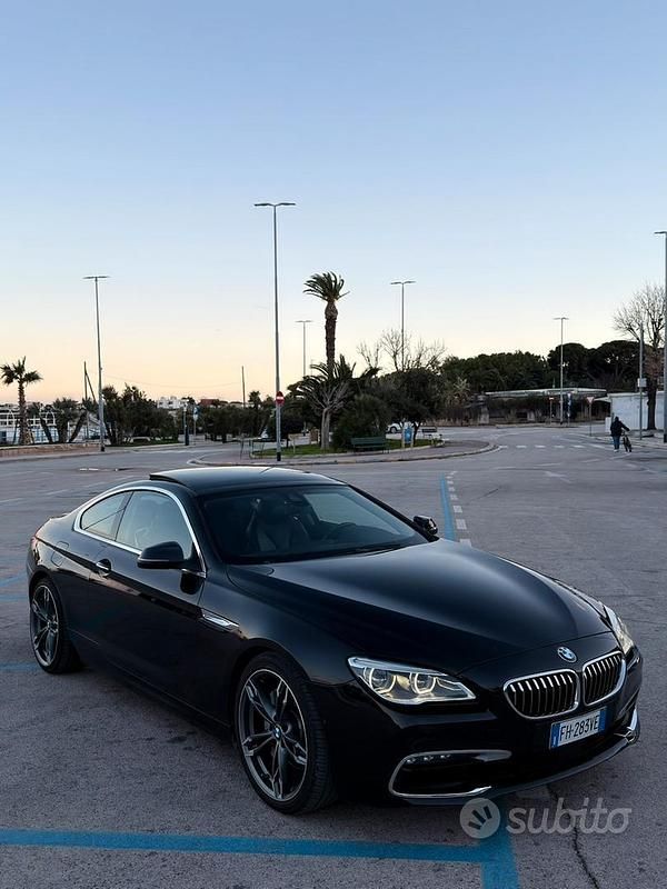 Usata BMW 640 Luxury Line 313 CV (230 kW) 2015 Nero Coupé