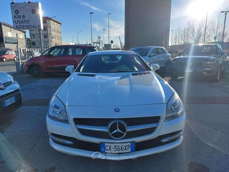 Usata Mercedes SLK280 AMG 204 CV (150 kW) 2013 Bianco Cabrio