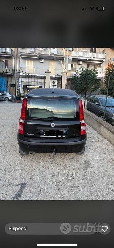 Usata Fiat Panda 2005 Nero Utilitaria
