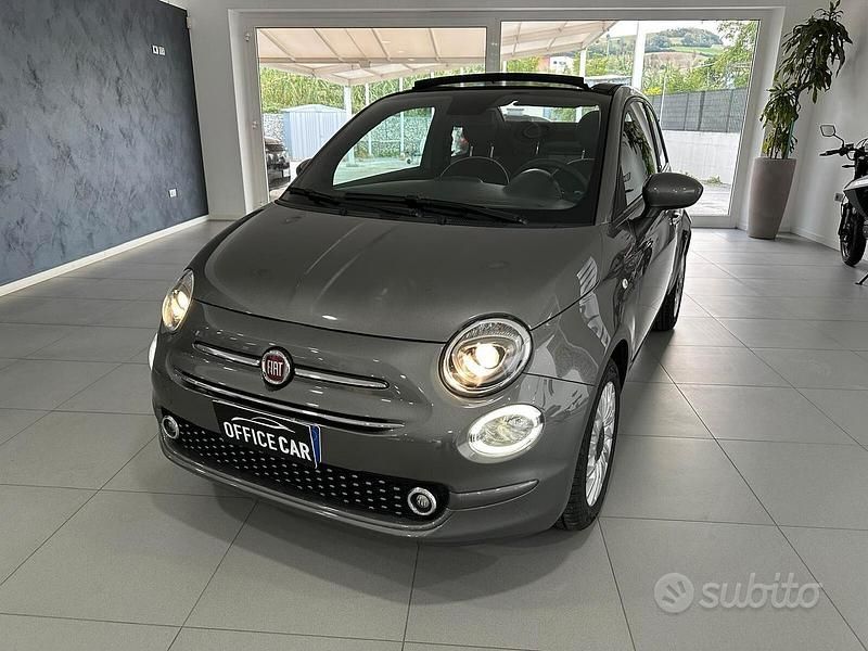 Grigio Usata 2021 Fiat 500 Lounge Cabrio | 14.900 € (Molto cara) - Immagine 1/4