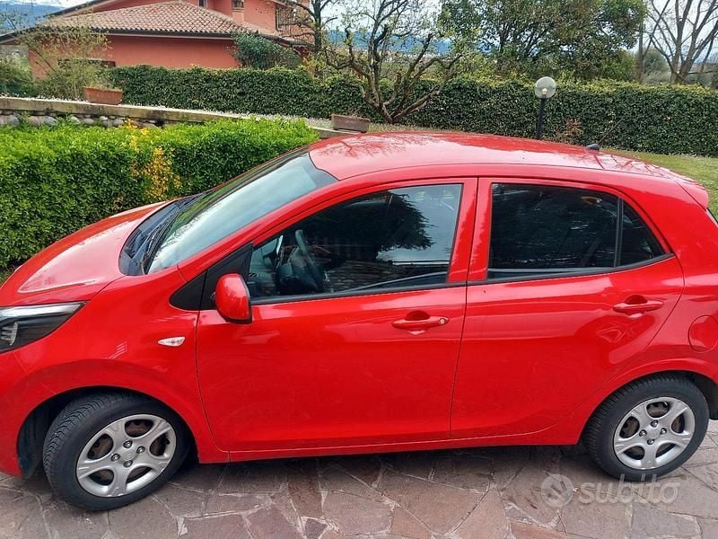 Usata Kia Picanto Active 67 CV (49 kW) 2017 Rosso Utilitaria