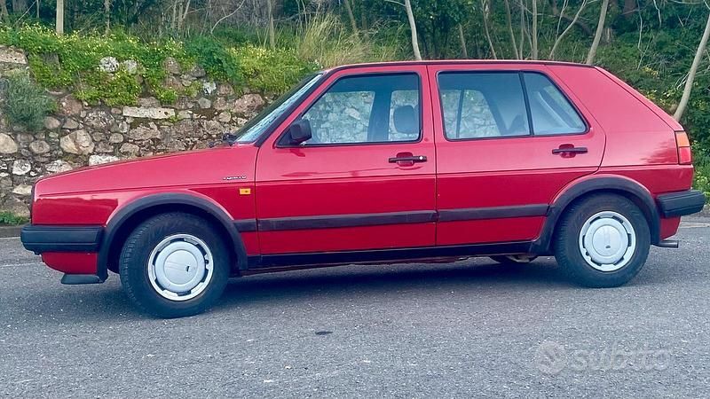 Usata VW Golf II 87 CV (63 kW) 1989 Rosso Utilitaria
