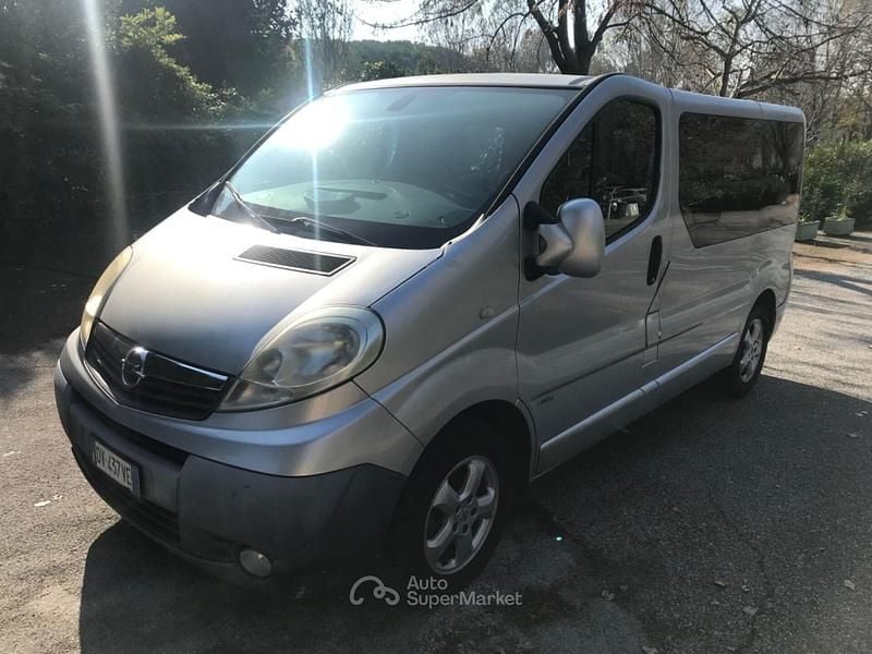 Argento Usata 2009 Opel Vivaro Monovolume | 9800 € (Buon prezzo) - Immagine 1/4