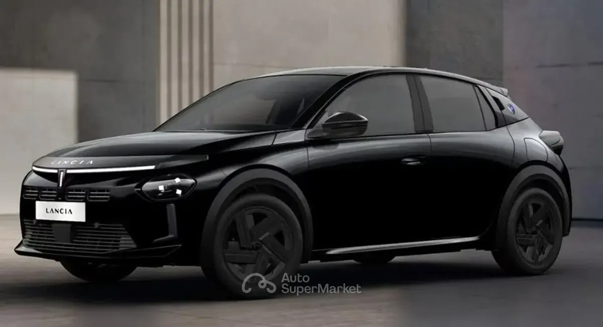 Nuova Lancia Ypsilon 101 CV (74 kW) 2025 Nero Utilitaria