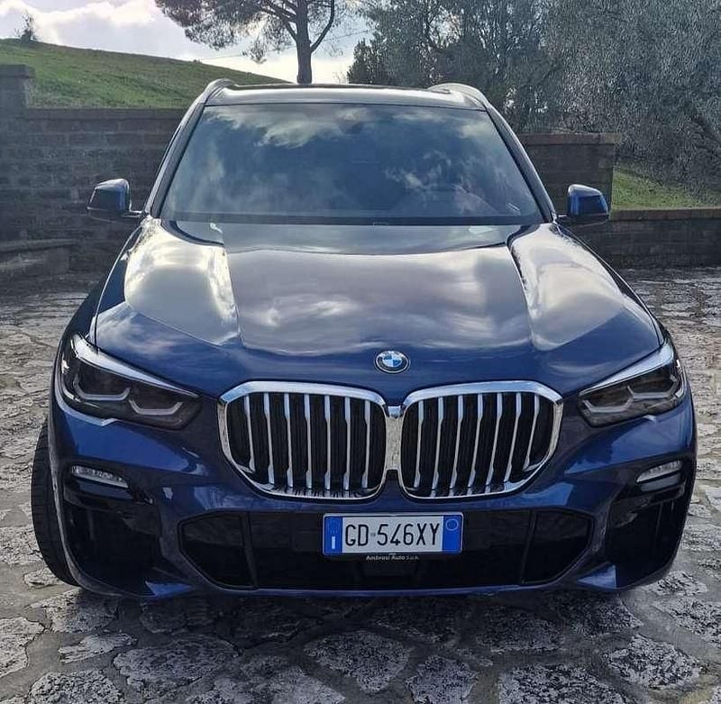 Usata BMW X5 M Sport 231 CV (169 kW) 2021 Blu/azzurro SUV