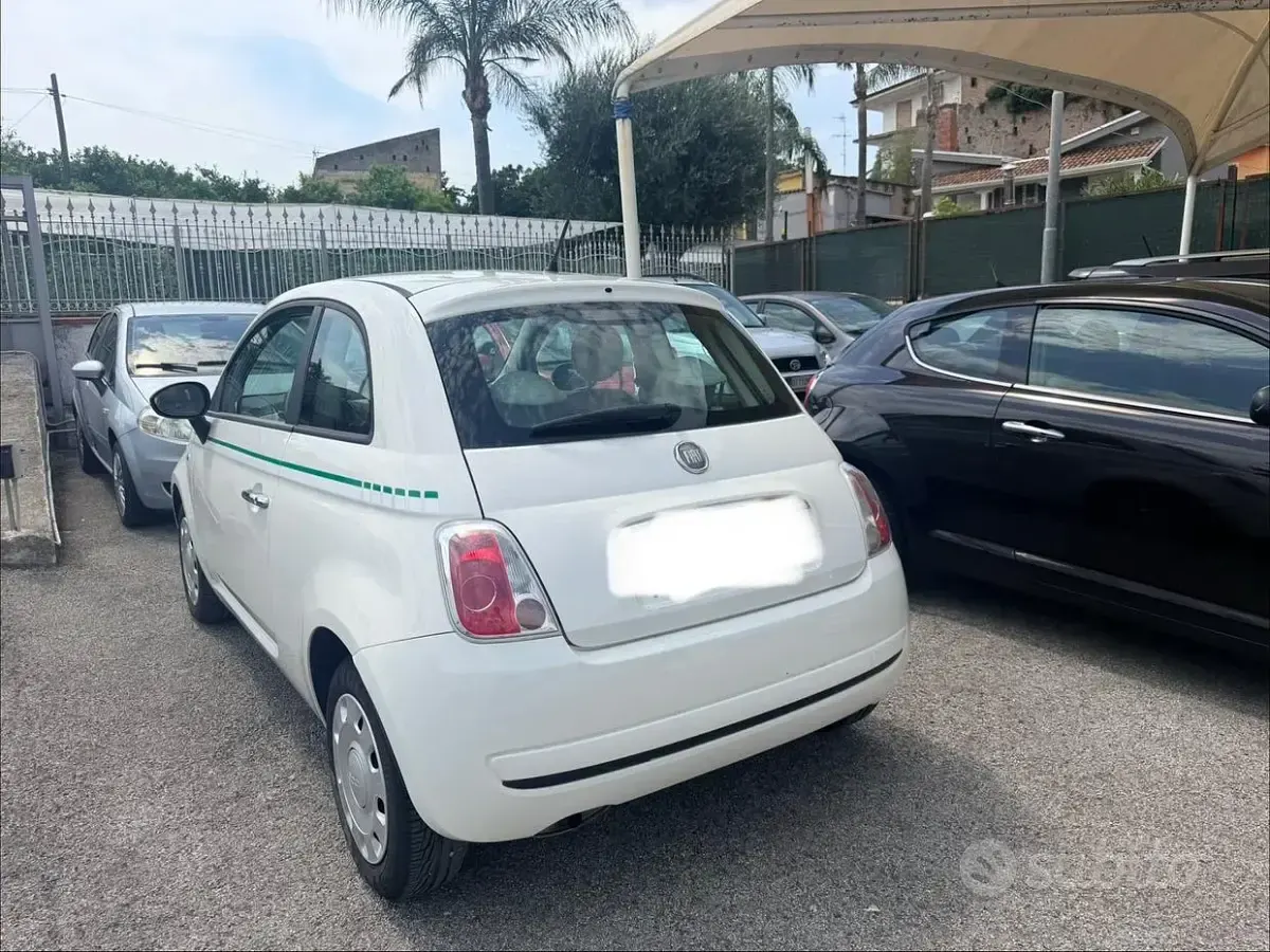 Usata Fiat 500 69 CV (50 kW) 2009 Bianco Cabrio