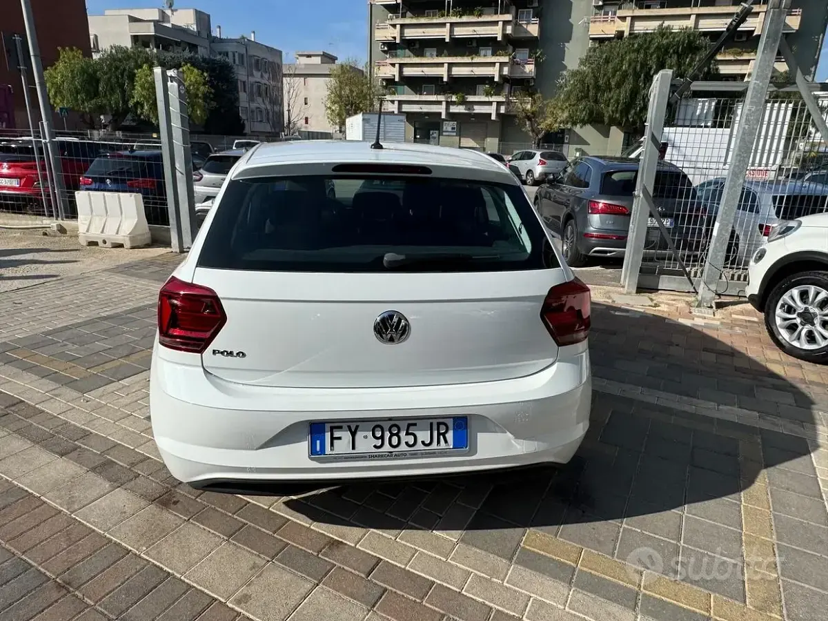 Usata VW Polo Comfortline 95 CV (69 kW) 2019 Bianco Utilitaria