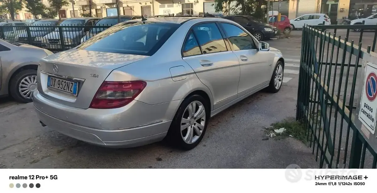 Usata Mercedes C220 Avantgarde 170 CV (125 kW) 2009 Grigio Berlina