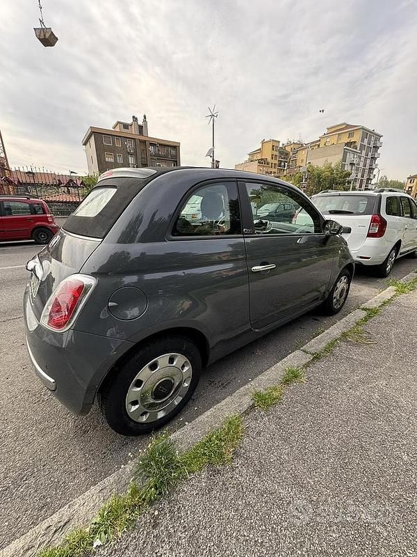 Usata Fiat 500C 69 CV (50 kW) 2017 Grigio Cabrio