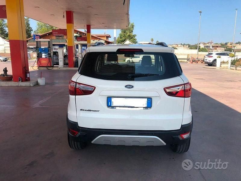 Usata Ford Ecosport Sport 95 CV (69 kW) 2015 Bianco SUV