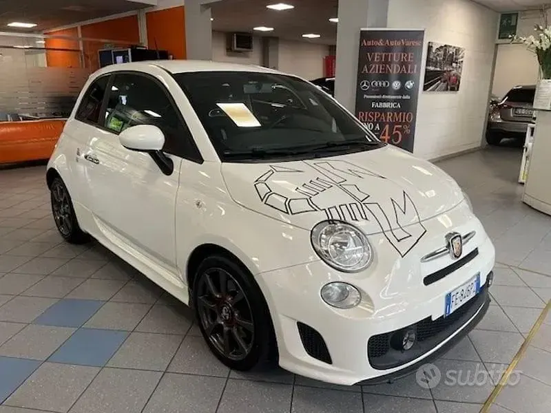 Usata Abarth 595 140 CV (102 kW) 2016 Bianco Berlina