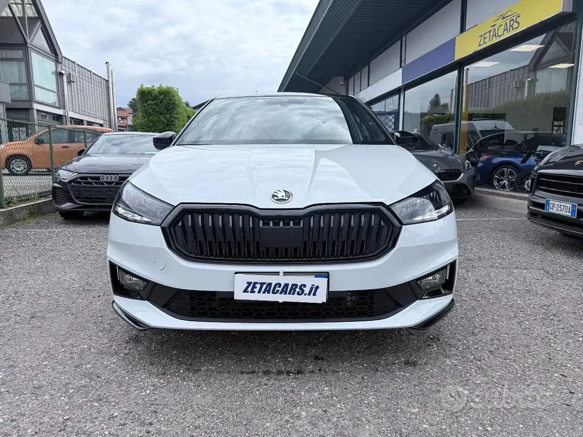 Usata Skoda Fabia Monte Carlo 116 CV (85 kW) 2025 Bianco Utilitaria
