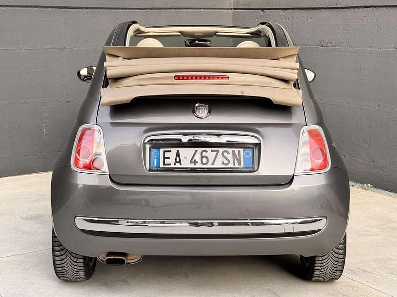 Usata Fiat 500C Lounge 69 CV (50 kW) 2010 Grigio Cabrio