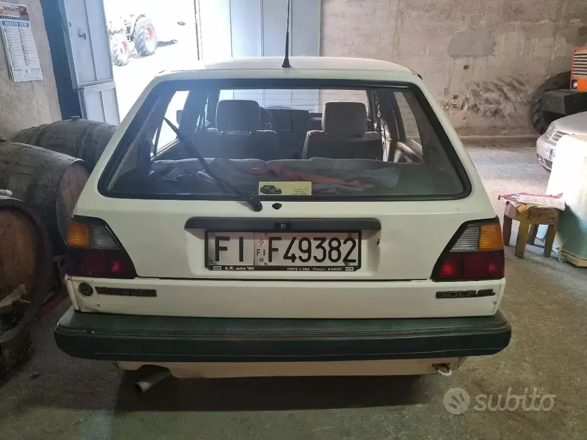 Usata VW Golf II 1986 Bianco Utilitaria