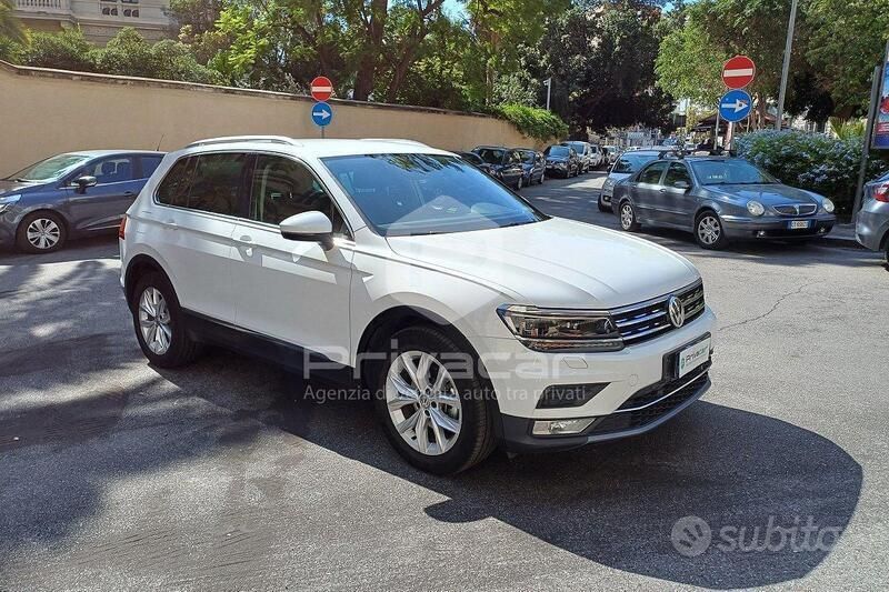 Usata VW Tiguan Executive 150 CV (110 kW) 2017 Bianco SUV
