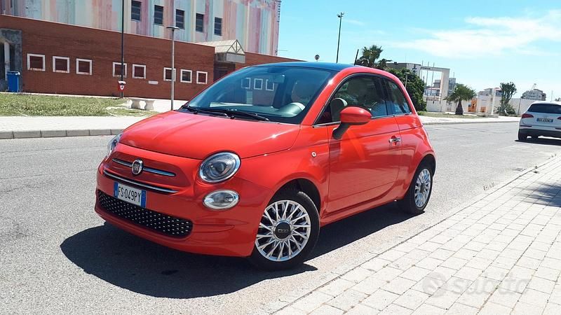 Usata Fiat 500 69 CV (50 kW) 2018 Arancione Berlina