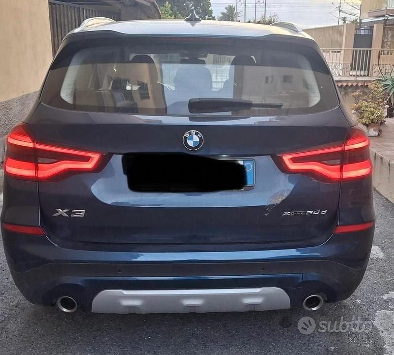 Usata BMW X3 xLine 190 CV (139 kW) 2019 Blu SUV