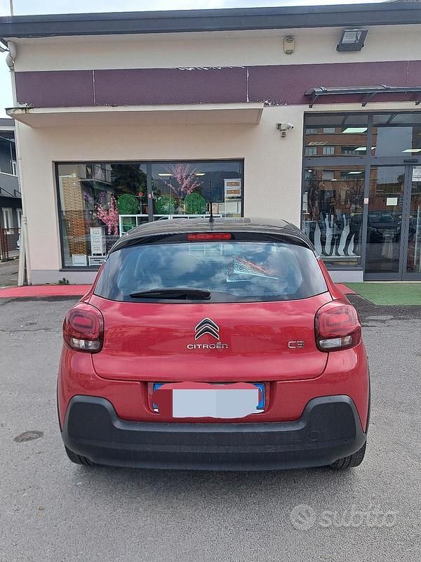 Usata Citroën C3 82 CV (60 kW) 2018 Rosso Utilitaria