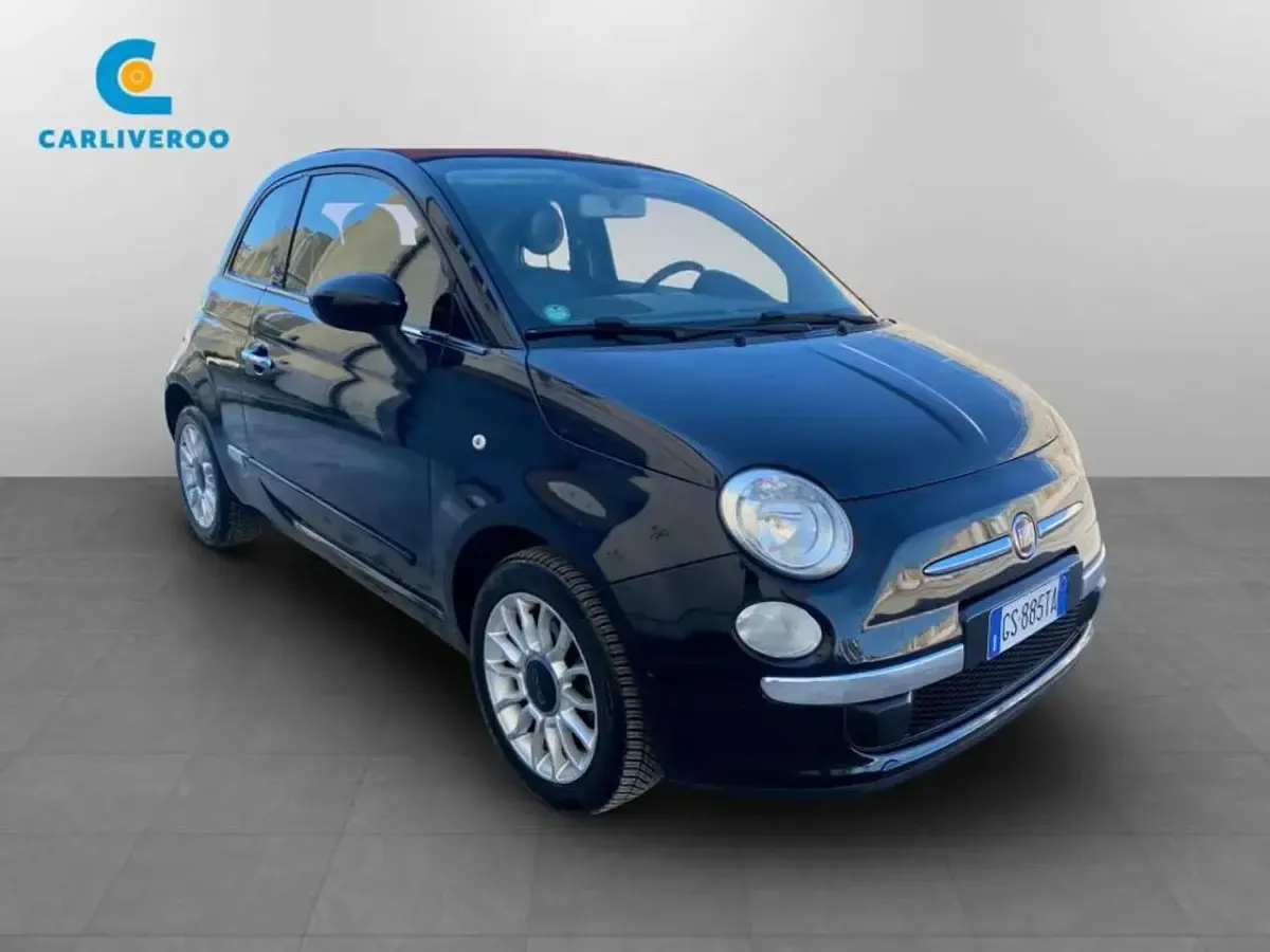Usata Fiat 500C Rock 95 CV (69 kW) 2011 Nero metallizzato Cabrio