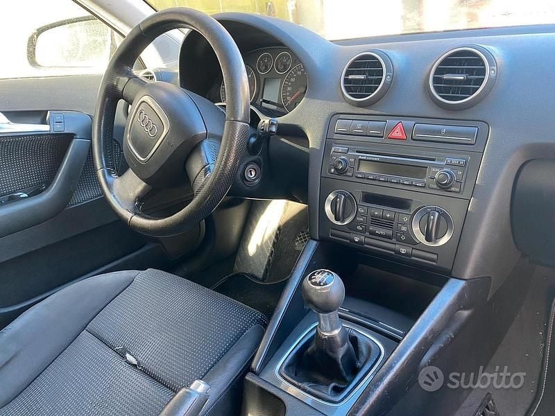 Usata Audi A3 140 CV (102 kW) 2007 Nero Utilitaria