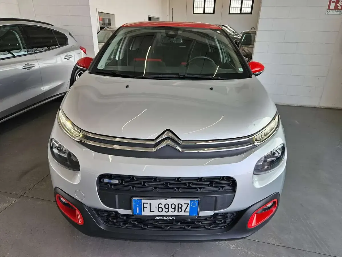 Usata Citroën C3 PureTech 82 CV (60 kW) 2017 Argento Berlina