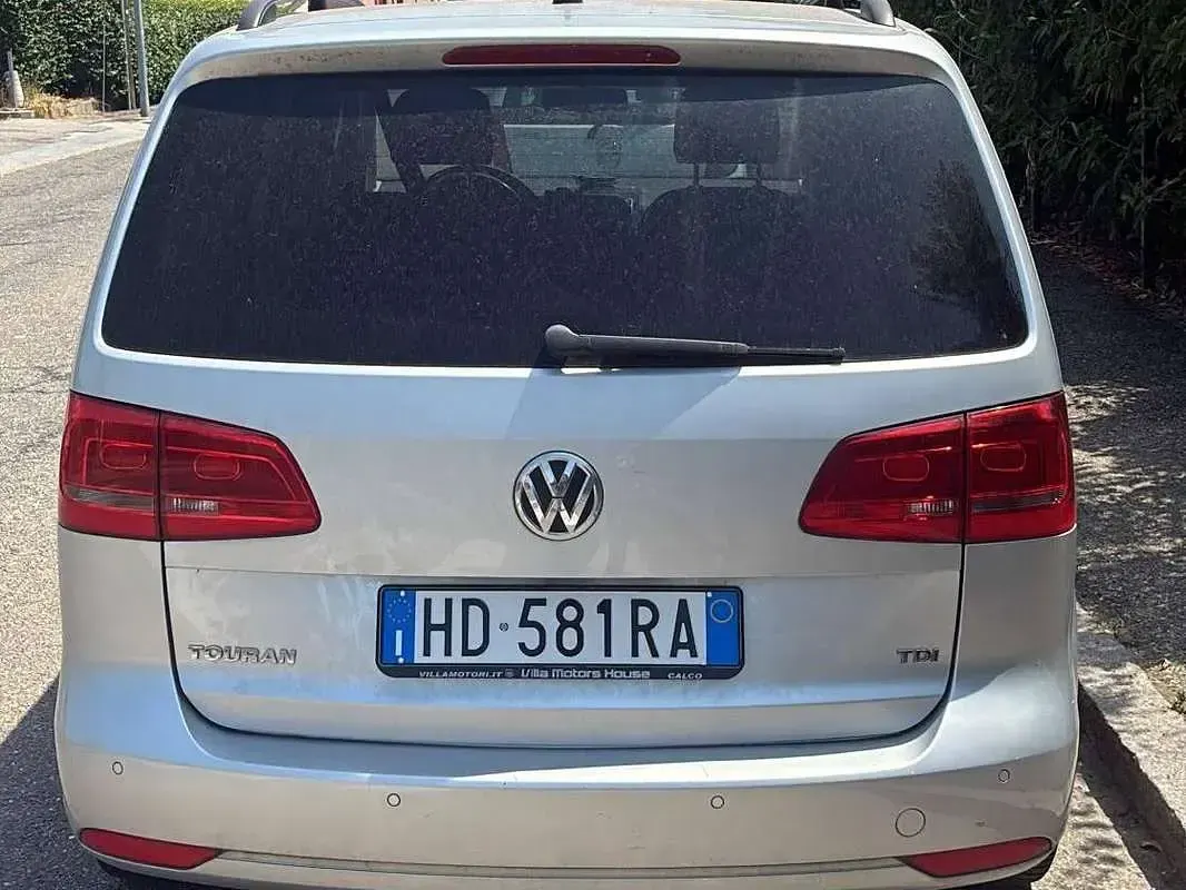 Usata VW Touran Comfortline 105 CV (77 kW) 2014 Argento Monovolume