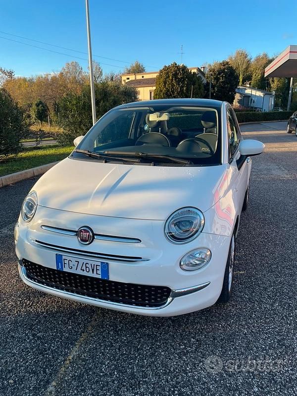Bianco Usata 2016 Fiat 500 Lounge Due volumi | 9000 € (Buon prezzo) - Immagine 1/4