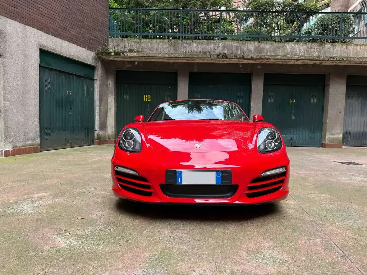 Usata Porsche Boxster 265 CV (194 kW) 2013 Guards red Cabrio