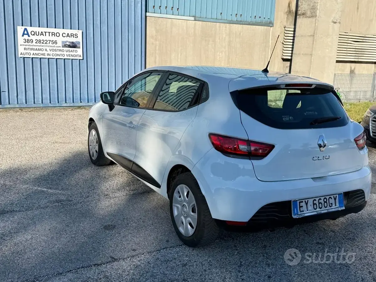 Usata Renault Clio IV 72 CV (52 kW) 2015 Bianco Berlina