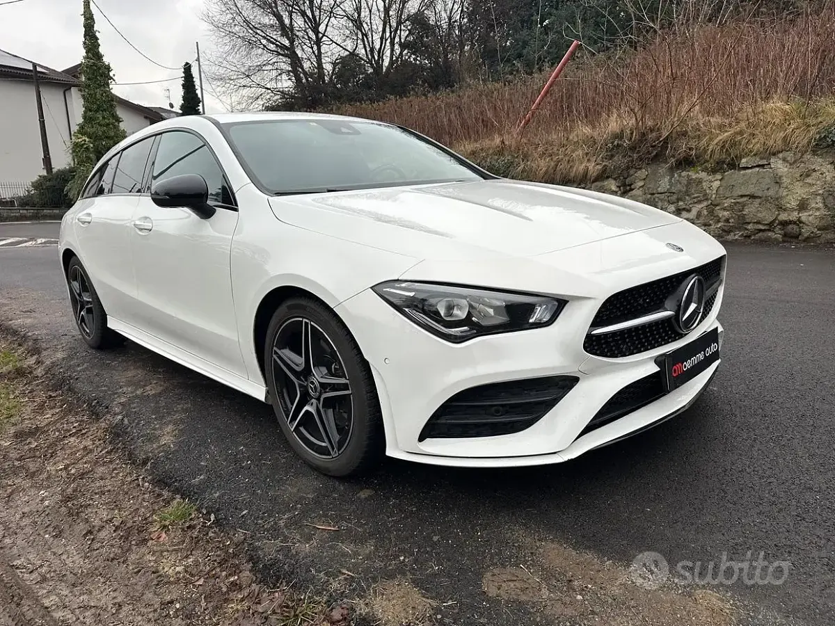 Usata Mercedes CLA200 Premium 150 CV (110 kW) 2020 Bianco Coupé