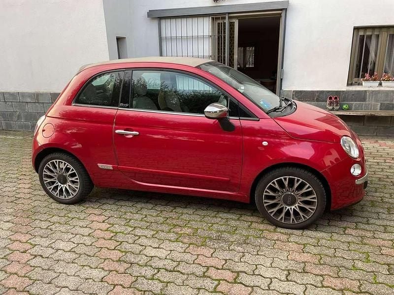 Usata Fiat 500C Lounge 69 CV (50 kW) 2011 Rosso Cabrio