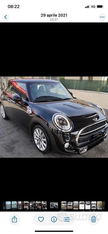 Usata Mini Cooper S 2014 Nero Utilitaria