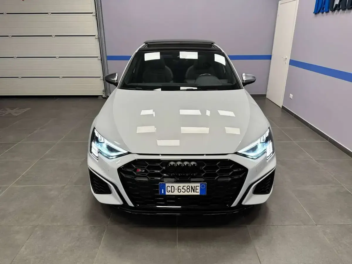 Usata Audi S3 Sport 310 CV (228 kW) 2021 Bianco Berlina