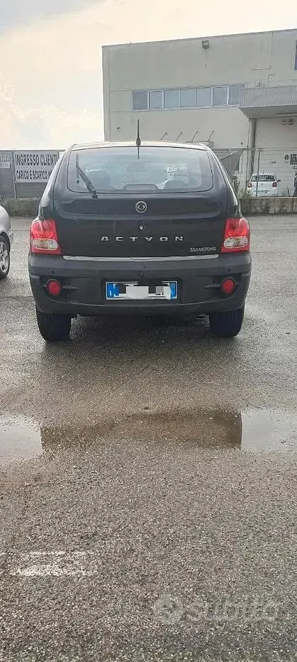 Usata SsangYong Actyon 141 CV (103 kW) 2009 Nero SUV