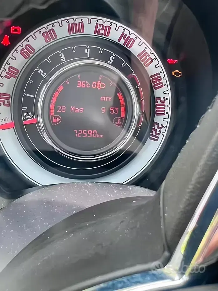 Usata Fiat 500C Lounge 69 CV (50 kW) 2018 Cabrio