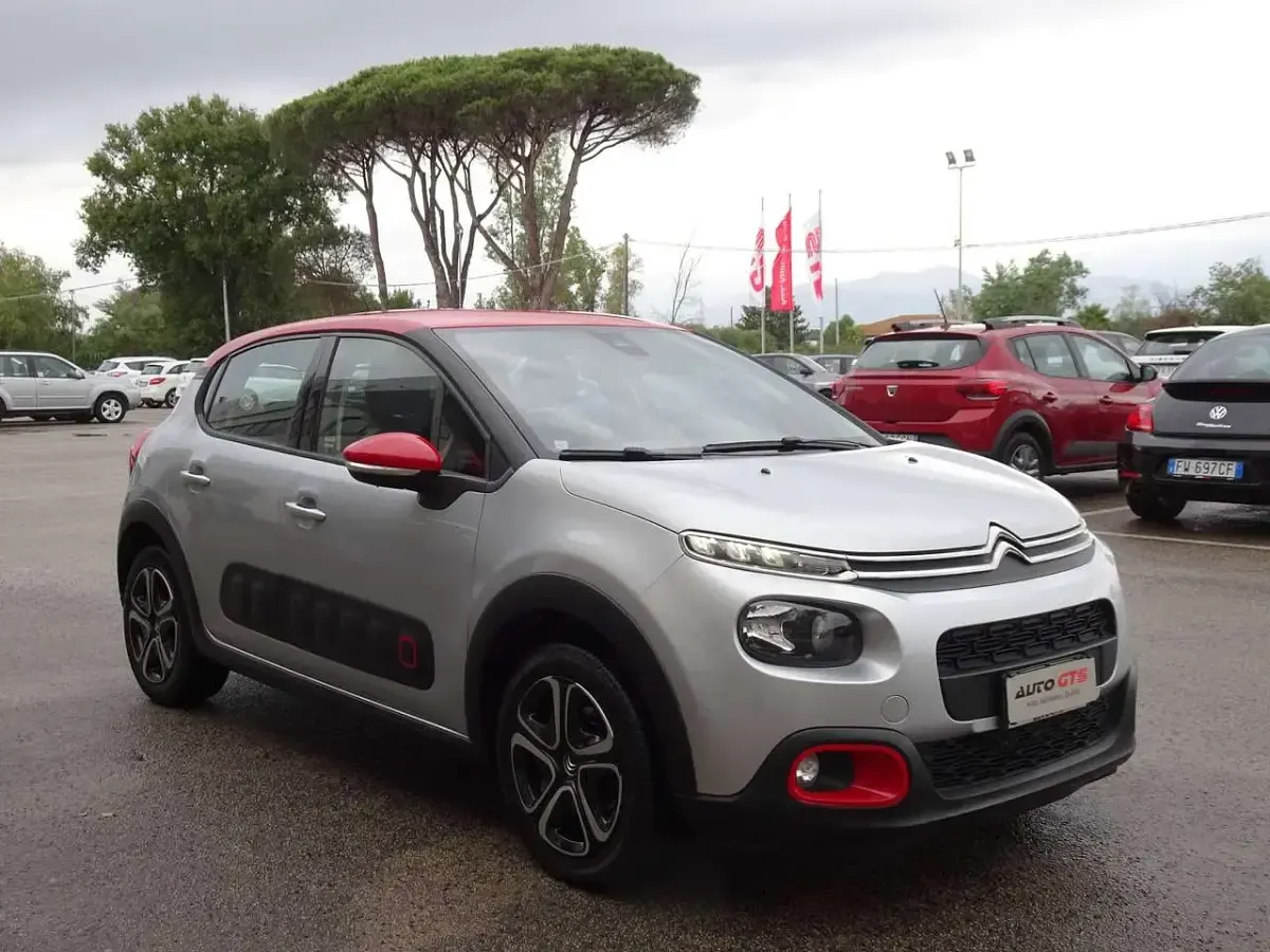 Usata Citroën C3 PureTech 82 CV (60 kW) 2018 Argento Utilitaria