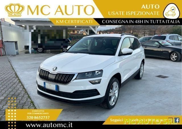 Usata Skoda Karoq Style 116 CV (85 kW) 2018 Bianco SUV