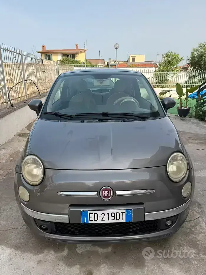 Usata Fiat 500 69 CV (50 kW) 2010 Grigio Berlina
