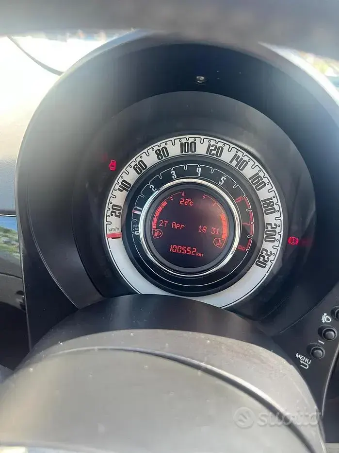 Usata Fiat 500 69 CV (50 kW) 2018 Nero Berlina