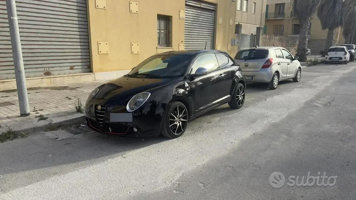 Usata Alfa Romeo MiTo Quadrifoglio Verde 170 CV (125 kW) 2012 Nero Utilitaria