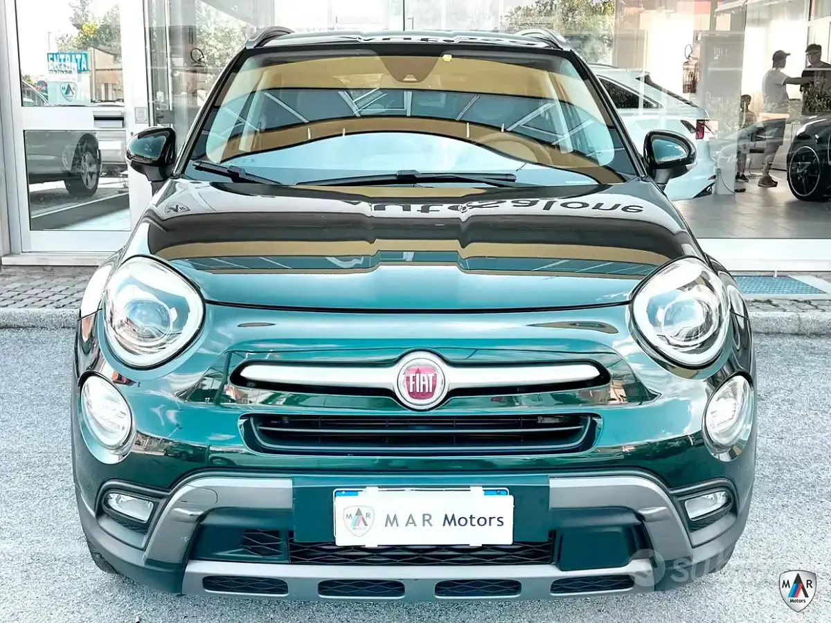 Usata Fiat 500X Cross Plus 170 CV (125 kW) 2016 Verde SUV