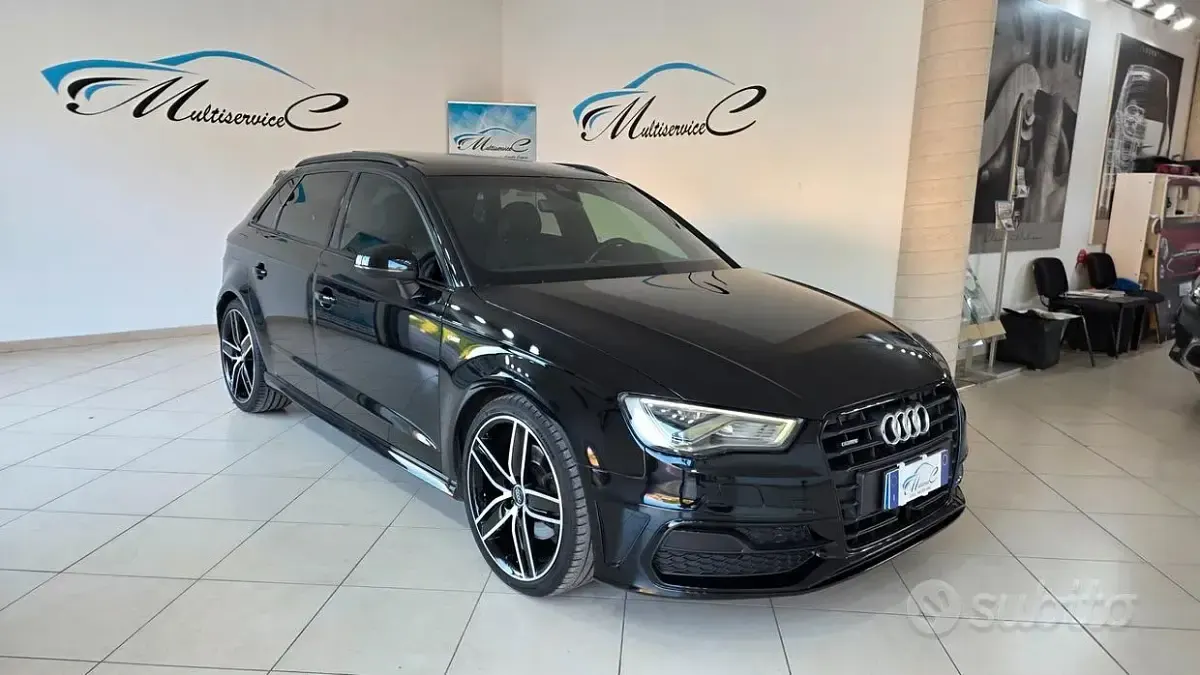Usata Audi A3 S-Line 184 CV (135 kW) 2016 Nero Berlina