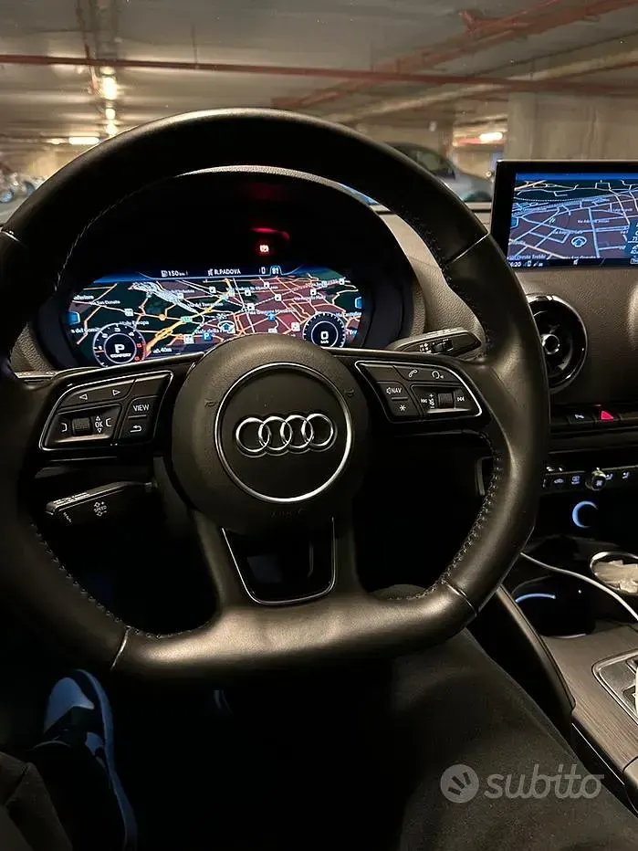 Usata Audi A3 Sport 116 CV (85 kW) 2018 Nero Berlina