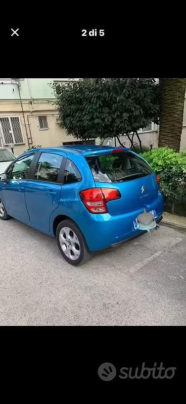 Usata Citroën C3 60 CV (44 kW) 2011 Blu Utilitaria