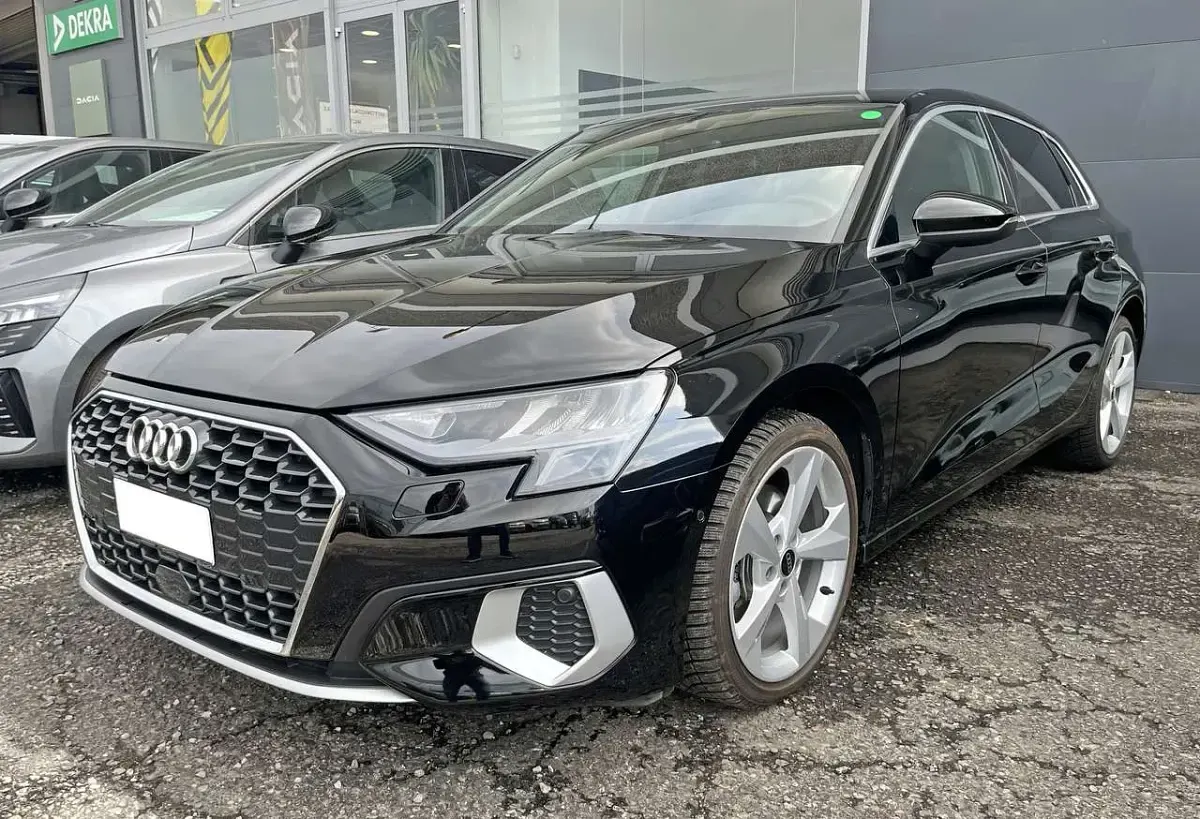 Usata Audi A3 Advanced 150 CV (110 kW) 2020 Nero Berlina