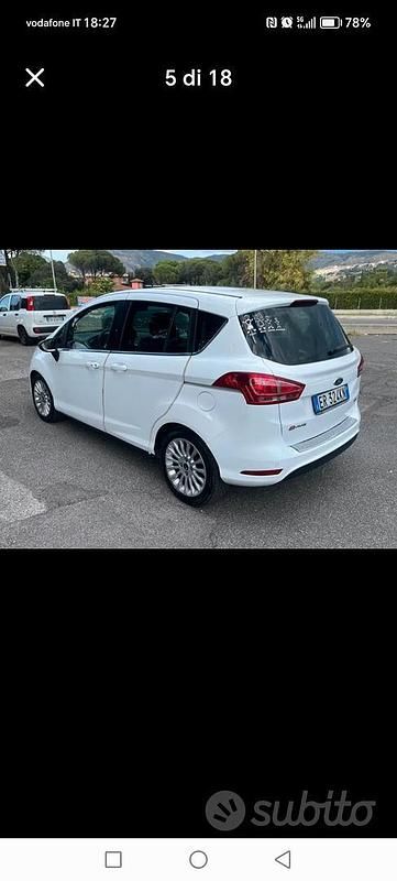 Usata Ford B-MAX 100 CV (73 kW) 2013 Bianco Monovolume