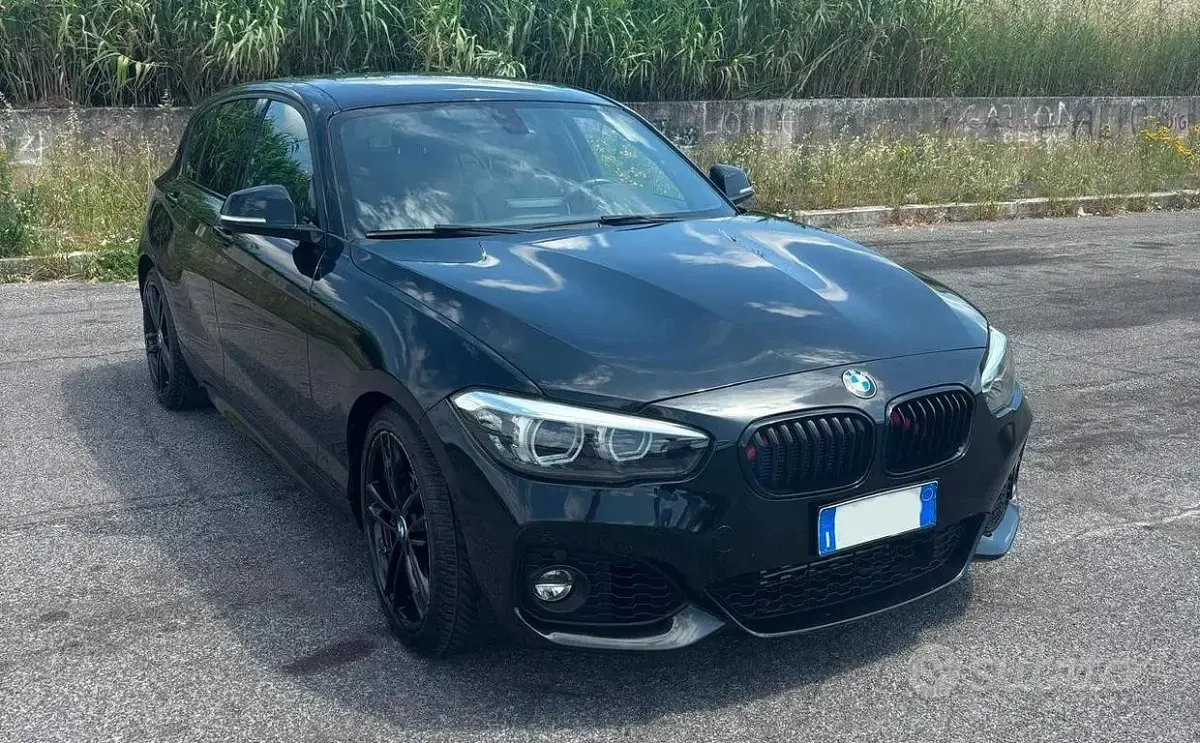 Usata BMW 118 Efficient Dynamics 136 CV (100 kW) 2018 Nero Utilitaria